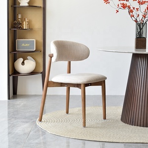 <span class=keywords><strong>Chaise</strong></span> <span class=keywords><strong>de</strong></span> <span class=keywords><strong>salle</strong></span> <span class=keywords><strong>à</strong></span> <span class=keywords><strong>manger</strong></span> moderne et simple en bois massif frêne <span class=keywords><strong>noir</strong></span> avec revêtement en cuir pour la maison, l'appartement, la cuisine et le bureau ZN 250 - Product Image 6