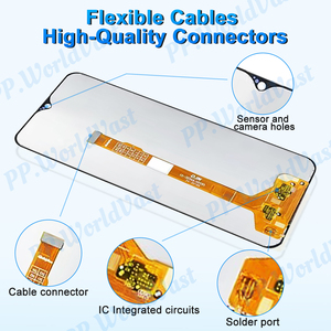 Nhà Máy Bán buôn Vivo điện thoại di động màn hình <span class=keywords><strong>LCD</strong></span> cho các mô hình Y50 Y100 Y7 X200 Y11 X90 X80 y7s cộng với Y12 Y16 Y21 5 Y51 Y93 Y19 - Product Image 3