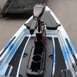 Motor de Arrastre a Pedal VK 46LBS con Barra de Montaje en <span class=keywords><strong>Y</strong></span> para Kayaks Sit-On-Top - Capacidad para <span class=keywords><strong>1</strong></span> Persona, Duradero <span class=keywords><strong>y</strong></span> Ecológico - Product Image 3