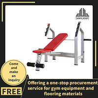 Banc de musculation multi-stations réglable de haute qualité pour presse à pectoraux et soulevé de cuisse, équipement de gym à domicile avec support pour barre et position plate
