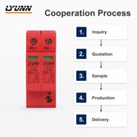 Parafoudre basse tension SPD DC 1000V 40kA Type T2 pour système solaire et protection contre la foudre – Direct Usine