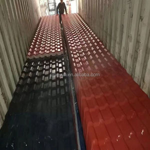 <span class=keywords><strong>Tegole</strong></span> in Resina Sintetica Royal, Tipi di Lastre Ondulate in PVC Plastico Ignifughe, Stile Trapezoidale Spagnolo per Edilizia Residenziale - Product Image 5
