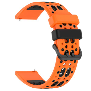 สายนาฬิกาซิลิโคนแบบสองสีขนาด 22 มม. ใช้ได้<span class=keywords><strong>ก</strong></span>ับสายรัด Amazfit T-Rex 2 / T-Rex 3 - Product Image 4