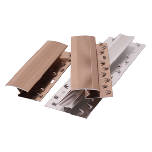 Nhà Máy Bán Hàng Trực Tiếp Quá Trình Chuyển Đổi Bìa Thảm Tham Gia Dải Cong Bìa Nhôm Cửa Để Thảm Viền Z Hình Dạng Hồ Sơ Sàn - Product Image 5