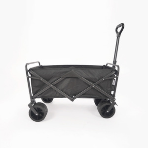 Oeytree Steel Frame <strong>Outdoor</strong> Foldable Collapsible <strong>Garden</strong> <strong>Cart</strong> with Removable Canopy Folding Wagon Utility <strong>Carts</strong> - Product Image 4