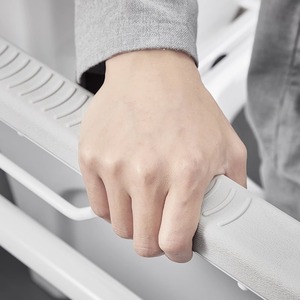 Fold-Up Toilet <b>Grab</b> <b>Bar</b> Wall Mounted Anti-Slip Foldable Stainless Steel 200 Lbs Capacity For Elderly Disabled Bathroom Safety - Product Image 4