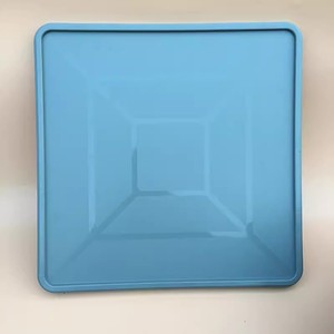Cup Basket <b>Trolley</b> 600x540x880mm <b>Four</b> <b>Wheel</b> Plastic Metal Handle Storage Cart Durable Lake Blue - Product Image 4
