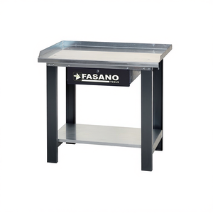 Fasano Tools Metal Workbench With <b>Drawer</b> And Shelf 36x24 Inch Heavy Duty <b>Workshop</b> Table For Garage Use - Product Image 2