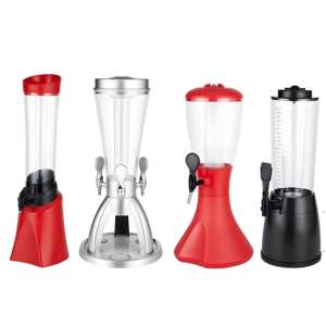 バーライトタワー サービングピッチャー ビールチューブディスペンサー ビールタワー 3リットル - Product Image 5