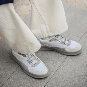 Chaussures pour hommes Sea Salt Blue à semelle épaisse pour le printemps et l'été, doublure en maille respirante, style jeune, chaussures décontractées sportives - Product Image 4