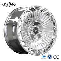 Jantes de voiture forgées de 20, 21, 22, 23 pouces en alliage d'aluminium poli pour Benz W222 W223 S63 S65 Maybach W205 W206 C63
