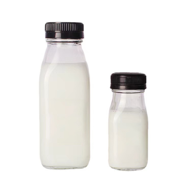 100ml 300ml 500ml 1 liter glass beverage bottles wholesale empty milk juice bottles