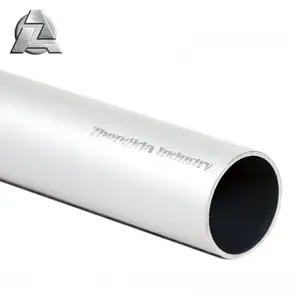 6061 6063 extruded durable anodizing 125 od diameter metal aluminum alloy hollow profile extrusion pipe tube