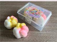 Jouet Donut Croustillant en TPR, Squishy à Presser, Anti-stress pour Fêtes, Vente en Gros, Cadeau