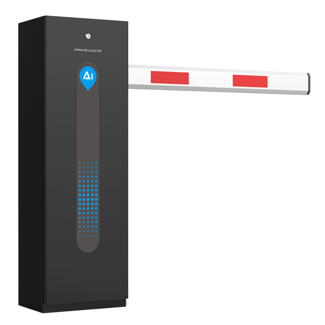 Durable Shenchuangtong D02 Automatic Boom Barrier Gate System RFID Card Access Brushed Motor Painted Steel Construction