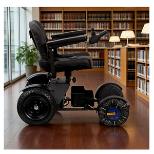 Sillas de Ruedas Eléctricas en Oferta, Scooter de Movilidad Plegable para Discapacitados y Ancianos con Canasta - Product Image 2