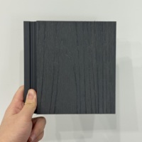 Plancher composite WPC co-extrudé carré creux de qualité supérieure, finition teck, étanche, pour jardins extérieurs