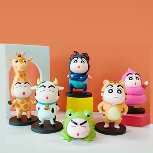 ฟิกเกอร์อนิเมะ ชินจัง ขนาด 5-13 ซม. 6 ชิ้น/ชุด ของเล่นโมเดล PVC คอสเพลย์น่ารัก เหมาะสำหรับเป็นของขวัญเด็ก - Product Image 2