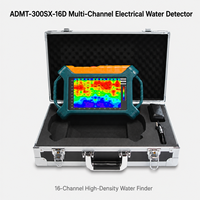 Détecteur d'eau souterraine ADMT-300SX-16D 300m - Mètre de résistivité multi-électrodes 16 canaux Mode de détection MN/TT Précision de 0,1% pour