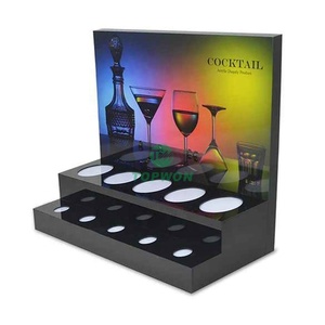 Tùy chỉnh cửa hàng bán lẻ Acrylic hiển thị truy cập Acrylic hiển thị đứng Cocktail rượu sâm banh Whisky Vodka rượu vang Acrylic hiển thị đứng - Product Image 1