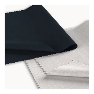 Eco-friendly 21s 100% Hemp Soft Fabric solid Color Yarn Dyed Poplin 100 Hemp Shirt Fabric For Men's shirt