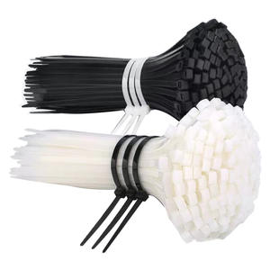 Attaches de câble en nylon autobloquantes 300 mm 12 mm transparentes 3*100, bandes de fixation en plastique pour sécuriser les faisceaux de plastique - Product Image 2