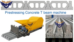 TWT135x225*4 HENAN WISHES Usine chinoise de fabrication de machines à poutres en béton préfabriqué en forme de T semi-automatiques avec roulements de boîte de vitesses pour la construction de maisons - Product Image 2