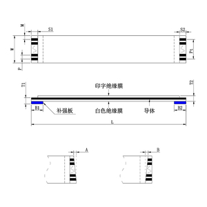 वन-स्टॉप खरीद अनुकूलित 0.5 मिमी पिच 150 मिमी पिच 24 पिन एवन रिबन फ्लैट लचीला केबल fc कनेक्टर - Product Image 2
