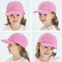 Casquette de baseball en coton pour enfant, style streetwear, 6 panneaux, visière incurvée, broderie douce