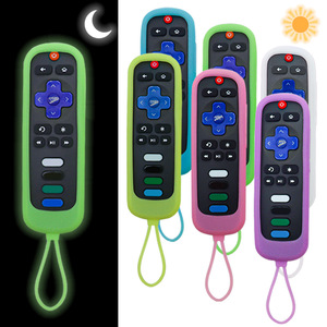 Thickened, Anti-Drop Luminous Colorful Protective <b>Case</b> Suitable For Cat Ear Strap TV Remote Control <b>Switch</b> - Product Image 6