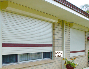 モダンなアルミ製ローラーシャッター窓防水ローラーアップ/ローリング窓ブラインドシェード & シャッター仕上げデザイン - Product Image 6