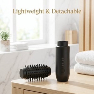 Brosse bouclante volumisante électrique sans fil en céramique, longue autonomie, format de poche, anti-brûlure, idéale pour les voyages d'affaires - Product Image 4