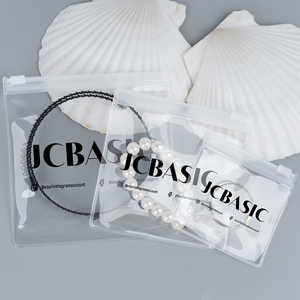 Custom Printing Logo Frosted Sealing <strong>Bag</strong> <strong>Small</strong> <strong>Zip</strong> Lock Frosted Plastic PVC Zipper <strong>Bag</strong> for Jewelry Packaging - Product Image 4