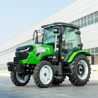 Tracteur agricole 80hp 100hp 120hp, tracteurs 4x4, mini tracteurs à roues 4x4, remorque pour machines agricoles