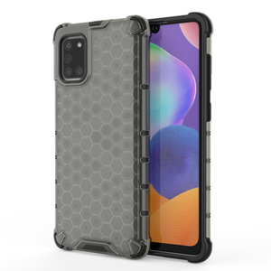 Commercio all'ingrosso trasparente a nido d'ape del telefono mobile di tpu pc caso della copertura posteriore Per <span class=keywords><strong>Samsung</strong></span> Galaxy <span class=keywords><strong>A31</strong></span> casi chiari - Product Image 5