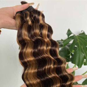 Venta al por mayor 12A cabello virgen vietnamita a granel personalizado 16-30 pulgadas onda profunda suelta cabello humano de alta calidad para mujeres 27 - Product Image 1