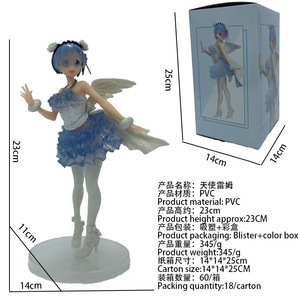 Figurine d'action en PVC de Ram Rem, Robe de Mariée, Anime, Modèle <span class=keywords><strong>Re</strong></span> <span class=keywords><strong>Zero</strong></span>, Collection, Accessoires de Voiture, Jouet, Cadeau, Vente en Gros - Product Image 6