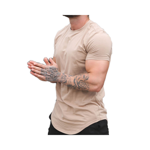 Camiseta Deportiva de Alta Calidad para Hombre, Tendencia 2026, Algodón de Secado Rápido, Estilo Casual Holgado, Talla Grande - Product Image 4