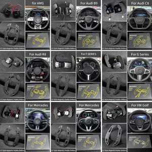 Sợi Carbon chỉ đạo Wheel mở rộng từ Shifter mái chèo cho BMW F10 F20 F30 F31 F80 F82 F87 F90 E70 E60 E90 M2 M3 M4 M5 - Product Image 6