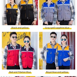 Promotion Price <b>Waterproof</b> Reflective Strips Hi Visibility <b>Work</b> Uniform <b>Work</b> Vest - Product Image 6
