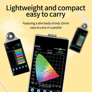 Spectromètre infrarouge HP330 380-780 nm avec une résolution de 0,2 nm pour une utilisation en laboratoire et la mesure de la température de couleur Garantie d'un an - Product Image 6