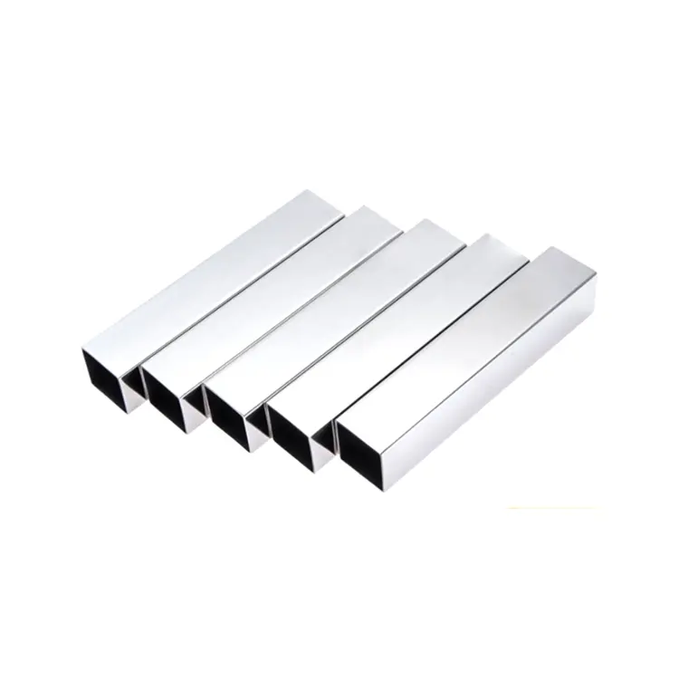 Stainless steel square groove slot rails tube