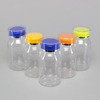 Bouteilles d'emballage pharmaceutique recyclables écologiques en plastique PET pour pilules et compléments alimentaires