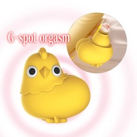 Simulierter Hühnchen-Vibrator Klitoris-Stimulation & Brustwarzen-Massagegerät Frauen-Masturbator
