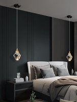Lampe suspendue en cristal K9 de luxe, éclairage LED en cristal, éclairage intérieur moderne, luminaires suspendus décoratifs en cristal, salle à manger, chevet