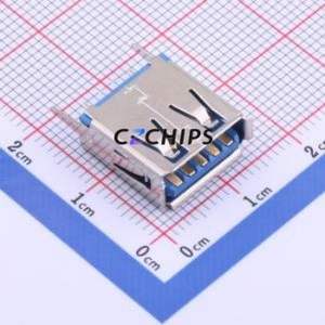 916-252A205IY30200 USB Connector Through hole Component (THT) Connector Type-A USB 3.0 Female Through Hole - Product Image 1