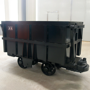 Nouvelle voiture de mine ferroviaire à double déchargement latéral, rail courbé de 1,2 m, moteur compact pour un chargement optimisé, capacité de charge de 1,6 T, rail de 600 mm - Product Image 3