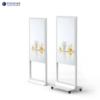 43-49-55-65 pouces 4k affiche semi-extérieure moniteur Android lecteurs de publicité écran d'affichage Lcd vitrine signalisation numérique