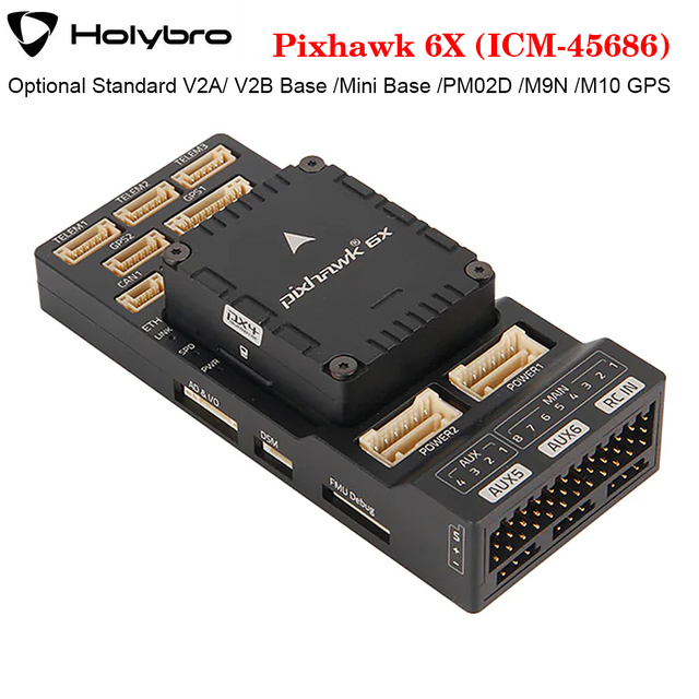 Holybro Pixhawk 6X Autopilot H753 Flight Controller Standard V2A/V2B Base/Mini Basse for RC FPV Drone