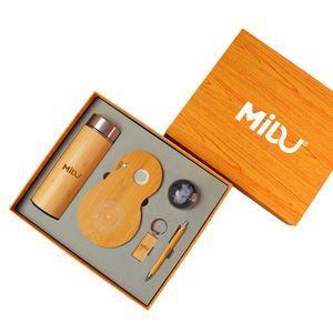 Vip Luxury Business Coffrets Cadeaux en bambou Présent aux employés Cadeaux <span class=keywords><strong>de</strong></span> remerciement Coffret cadeau d'entreprise Promotionnel <span class=keywords><strong>de</strong></span> luxe - Product Image 1